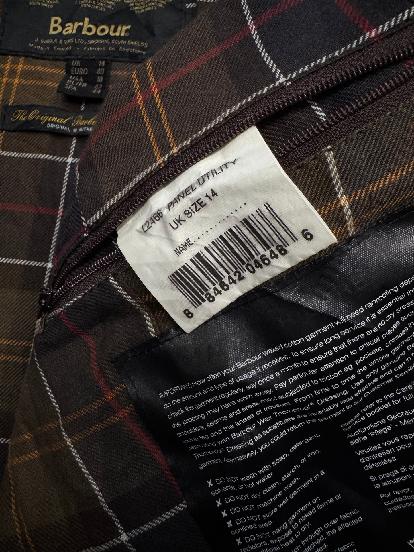 Giacca Barbour Panel Utility