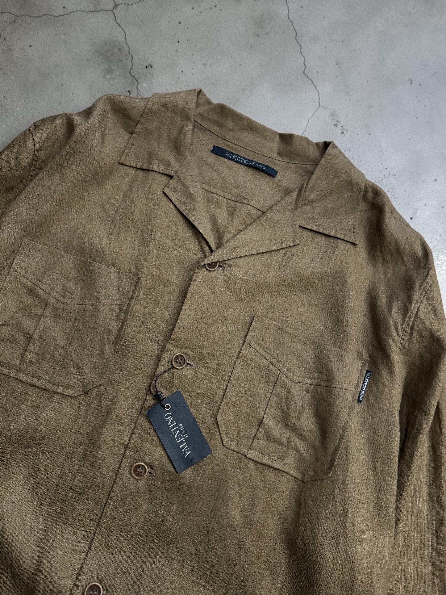 Giacca sahariana Valentino 100% lino