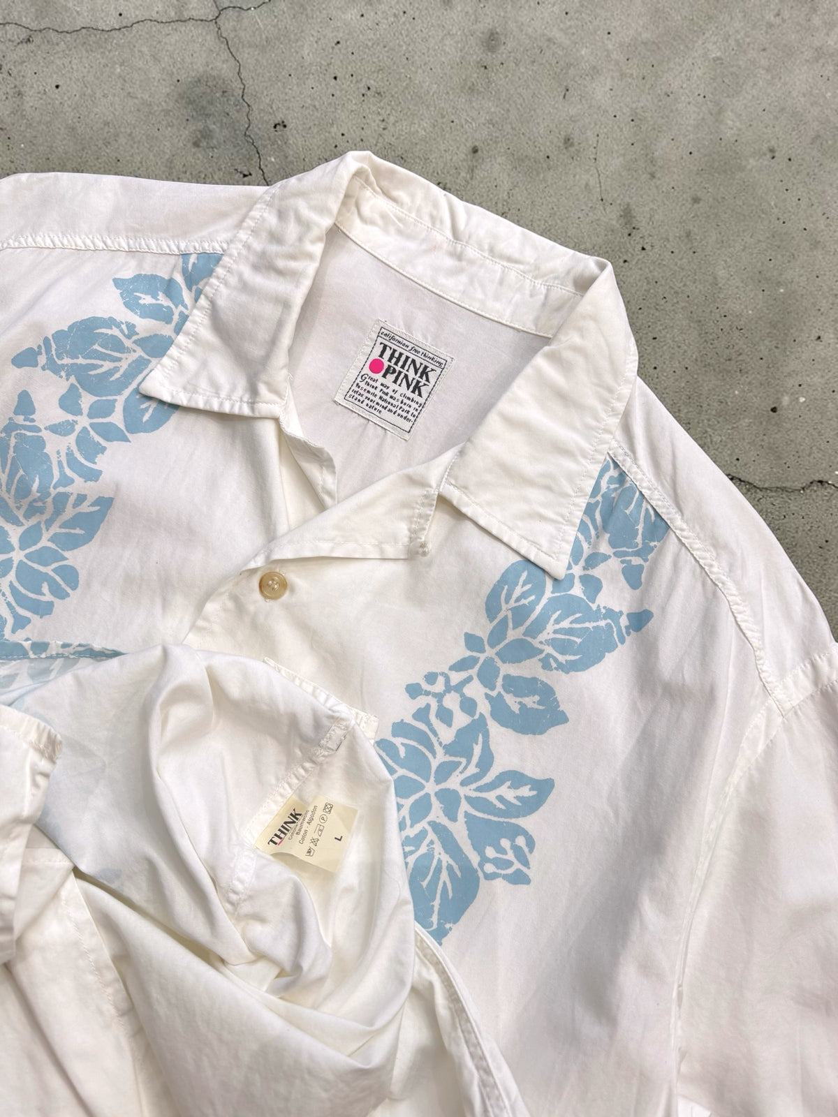 Camicia hawaiiana vintage Think Pink