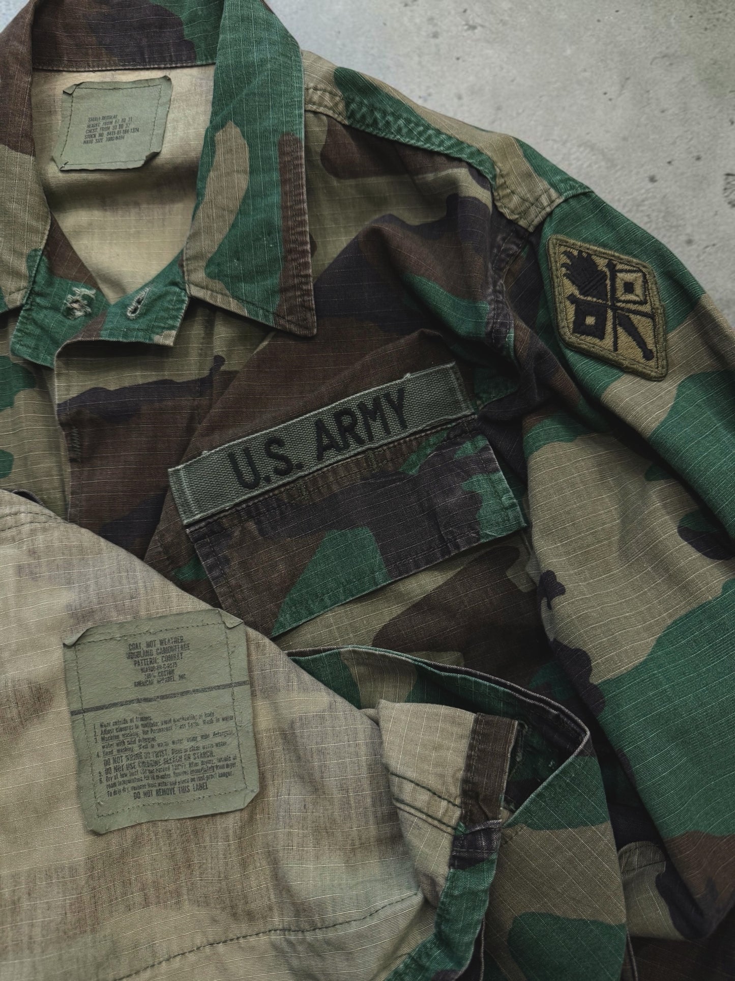 Vintage Woodland U.s. Army jacket
