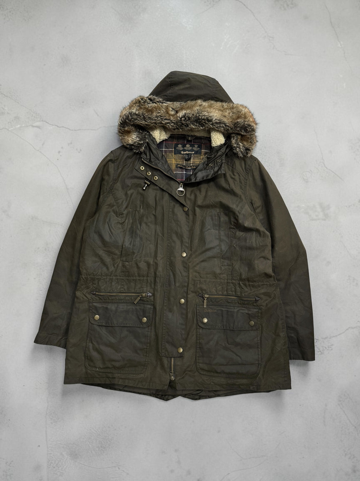Giacca Barbour wax parka