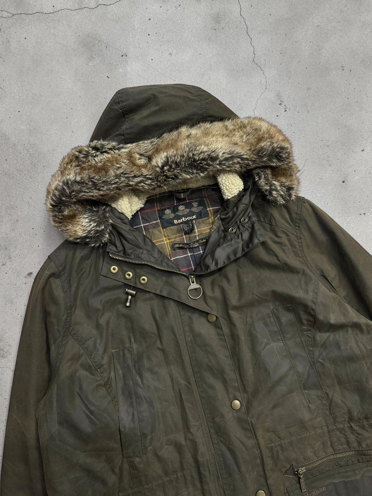 Giacca Barbour wax parka