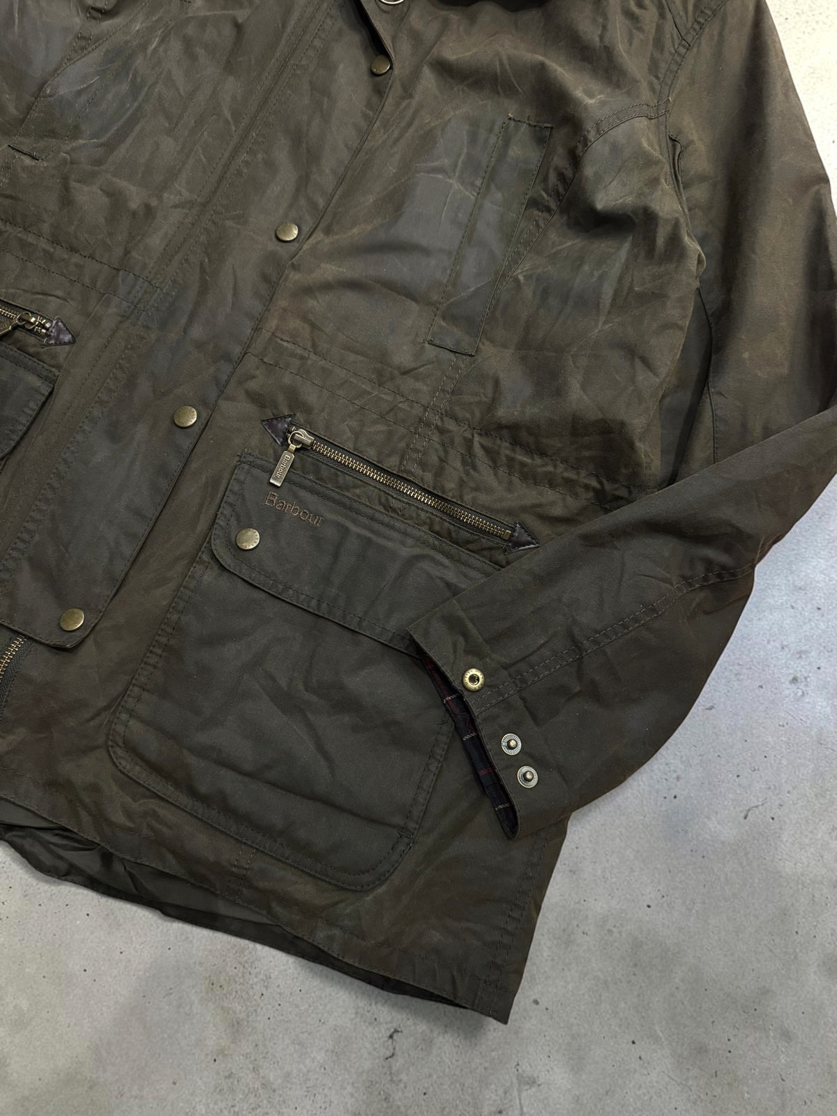 Giacca Barbour wax parka