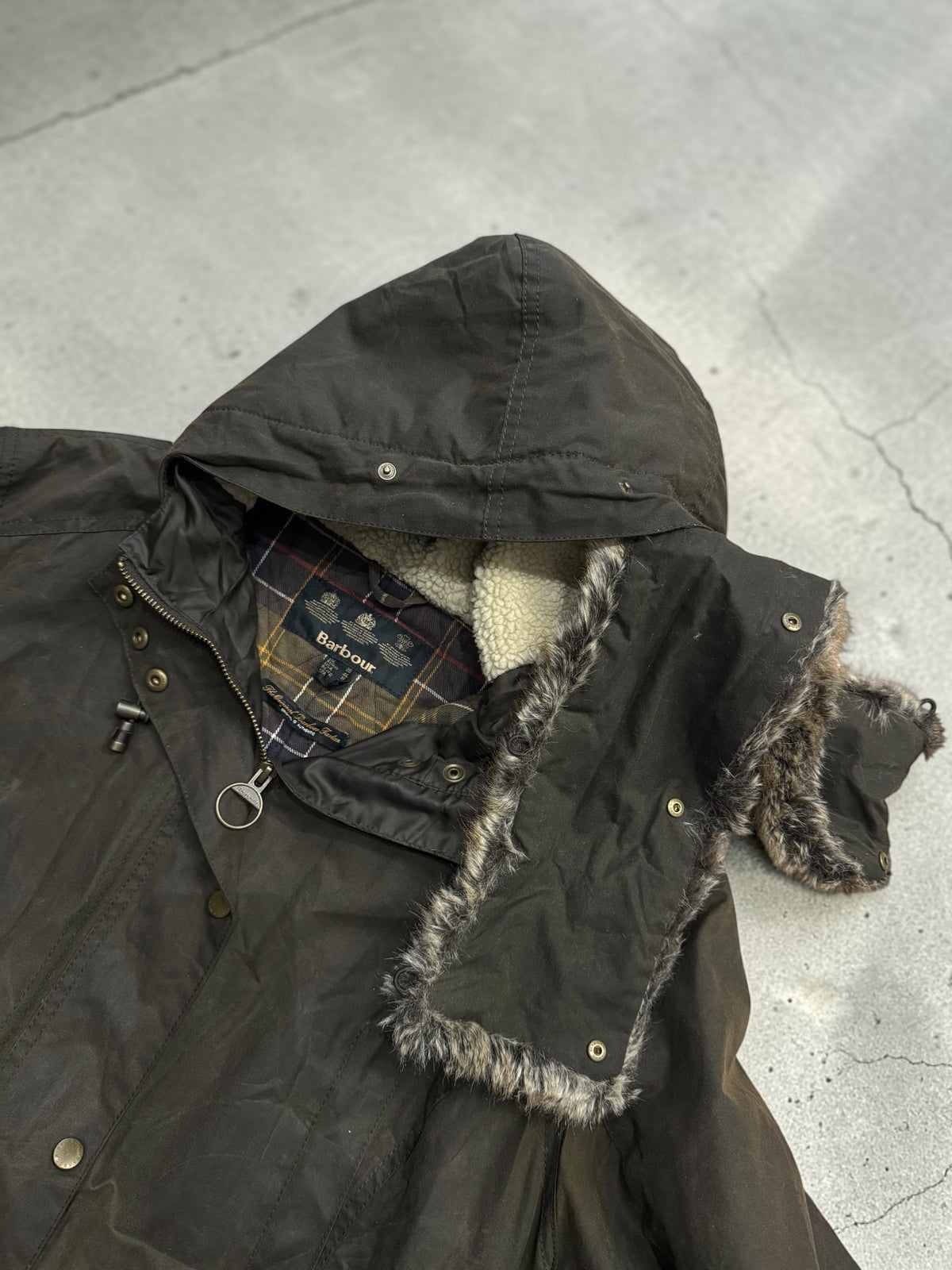 Giacca Barbour wax parka