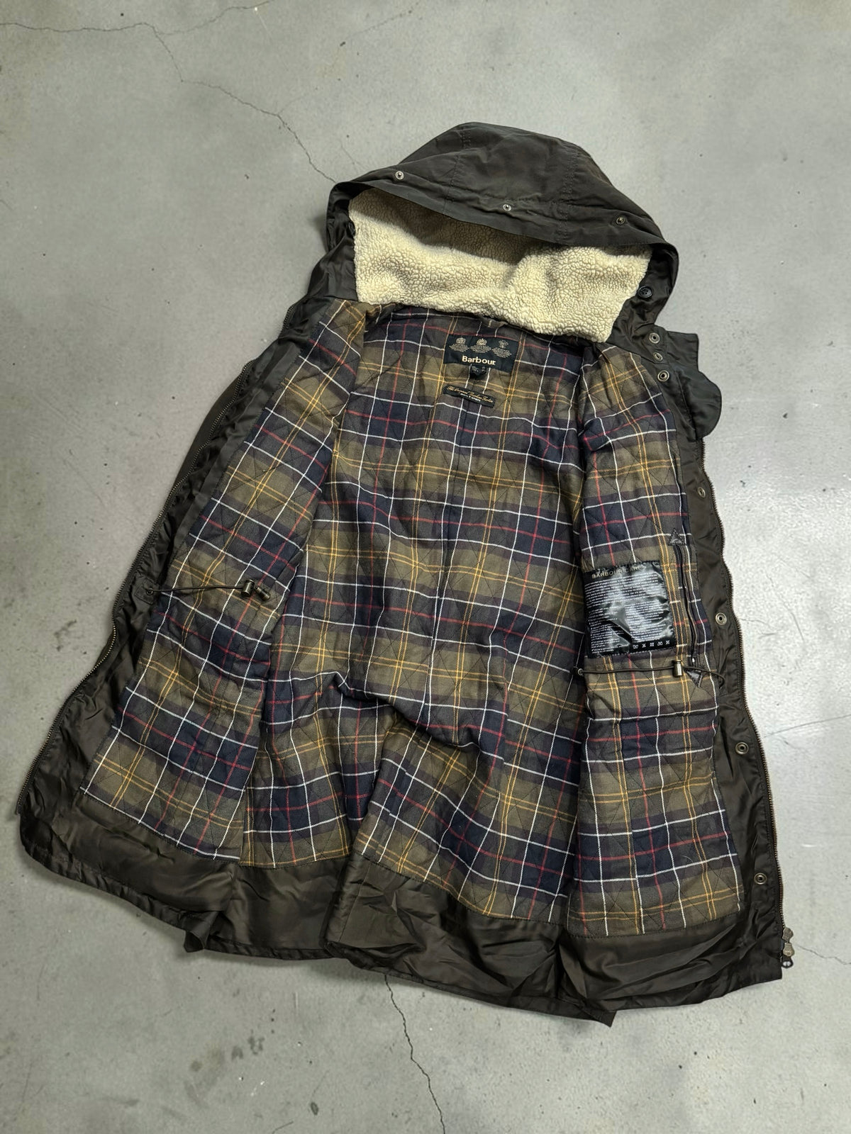 Giacca Barbour wax parka